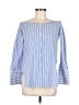 Rag & Bone 100% Cotton Blue 3/4 Sleeve Blouse Size M - photo 1