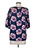 Jade 100% Polyester Blue Short Sleeve Blouse Size S - photo 2