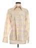 Escada Plaid Yellow Long Sleeve Button-Down Shirt Size EU 40 / US 10 - photo 1