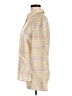 Escada Plaid Yellow Long Sleeve Button-Down Shirt Size EU 40 / US 10 - photo 5