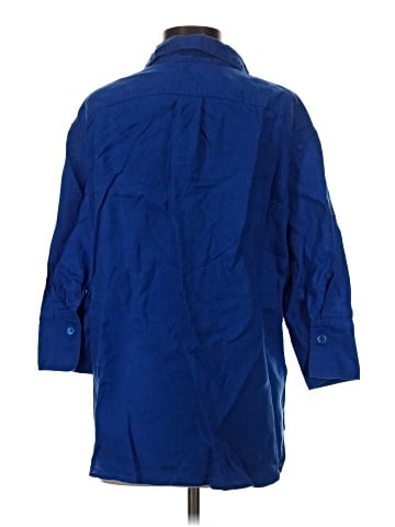Zara 3/4 Sleeve Button-Down Shirt (view 2)