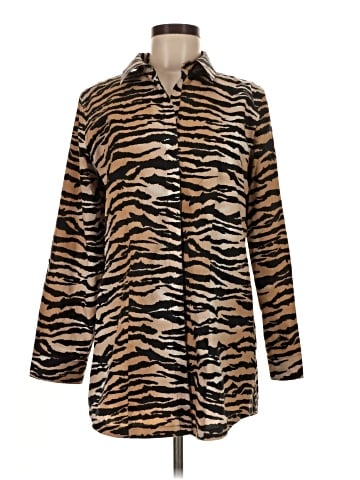 Chico's Long Sleeve Button-Down Shirt (view 1)