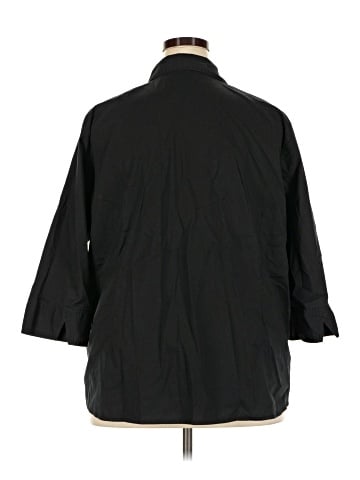 Riders by Lee 3/4 Sleeve Button-Down Shirt (view 2)