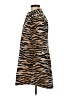 Chico's 100% Cotton Animal Print Brown Long Sleeve Button-Down Shirt Size Med (1) - photo 5