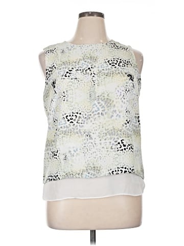 Rose + Olive Sleeveless T-Shirt (view 1)