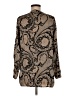 Max Mara Paisley Brown Long Sleeve Blouse Size 8 - photo 2