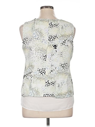Rose + Olive Sleeveless T-Shirt (view 2)