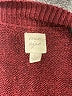 Roan + Ryan Burgundy Pullover Sweater Size L - photo 7