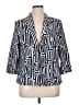 N Touch Print Blue Blazer Size 14 - photo 1