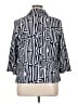 N Touch Print Blue Blazer Size 14 - photo 2