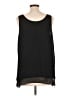 Cato 100% Polyester Black Sleeveless Blouse Size L (estimated) - photo 2