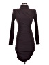 Express Solid Burgundy Cocktail Dress Size XS - photo 1