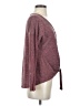 Olivia Sky Burgundy Long Sleeve Top Size S - photo 4