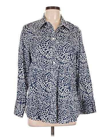 Foxcroft Long Sleeve Button-Down Shirt (view 1)