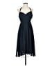 Zara Basic 100% Polyester Polka Dots Blue Cocktail Dress Size S - photo 1