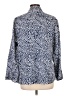 Foxcroft Animal Print Blue Long Sleeve Button-Down Shirt Size L (estimated) - photo 2