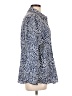Foxcroft Animal Print Blue Long Sleeve Button-Down Shirt Size L (estimated) - photo 4