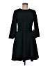 Eliza J Solid Black Casual Dress Size 8 - photo 1