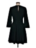 Eliza J Solid Black Casual Dress Size 8 - photo 2