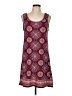 Max Studio Paisley Burgundy Casual Dress Size L - photo 1