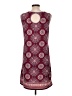 Max Studio Paisley Burgundy Casual Dress Size L - photo 2