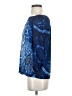 Desigual 100% Viscose Aztec Or Tribal Print Blue 3/4 Sleeve Blouse Size XS - photo 5