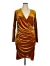 Simplee Gold Cocktail Dress Size 16 - photo 1