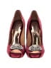 Badgley Mischka Red Burgundy Heels Size 8 1/2 - photo 2