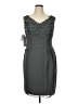 JJ's House 100% Polyester Gray Cocktail Dress Size 16 - photo 1