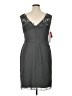 JJ's House 100% Polyester Gray Cocktail Dress Size 16 - photo 2
