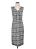 Evan Picone Chevron-herringbone Gray Casual Dress Size S - photo 1