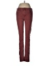 Hudson Jeans Chevron-herringbone Burgundy Jeans Size 28 waist - photo 1