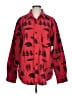 True Grit Print Red Long Sleeve Button-Down Shirt Size L - photo 1