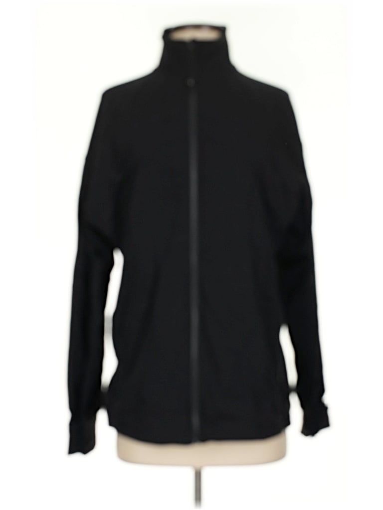 Pre-owned Lululemon Athletica Track Jacket In Black