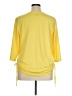 N Touch Yellow 3/4 Sleeve Top Size XL - photo 2