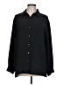 Chico's Design 100% Polyester Solid Black Long Sleeve Blouse Size Lg (2) - photo 1
