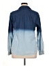 Old Navy 100% Cotton Color Block Blue Long Sleeve Button-Down Shirt Size XL - photo 2