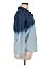 Old Navy 100% Cotton Color Block Blue Long Sleeve Button-Down Shirt Size XL - photo 4