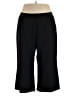 Catherines Solid Black Casual Pants Size 3X - photo 1