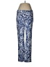 J. McLaughlin Paisley Blue Casual Pants Size 8 - photo 1