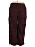 Zara Burgundy Jeans Size XXL - photo 1