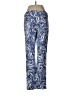 J. McLaughlin Paisley Blue Casual Pants Size 8 - photo 2
