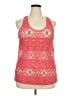 Maurices 100% Cotton Red Sleeveless Top Size 16 (1) - photo 1