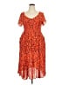 Torrid Orange Cocktail Dress Size 2X Plus (2) - photo 1