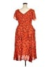 Torrid Orange Cocktail Dress Size 2X Plus (2) - photo 2