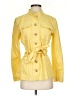 Ann Taylor LOFT 100% Cotton Yellow Raincoat Size S - photo 1