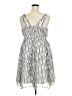 Torrid Stripes Gray Casual Dress Size 2X Plus (2) - photo 2
