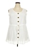 Torrid Ivory Sleeveless Blouse Size 2X Plus (2) - photo 1