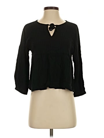 American Eagle Outfitters 3/4 Sleeve Blouse (view 1)