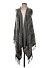 Paper Crane 100% Acrylic Gray Poncho Size S - photo 1